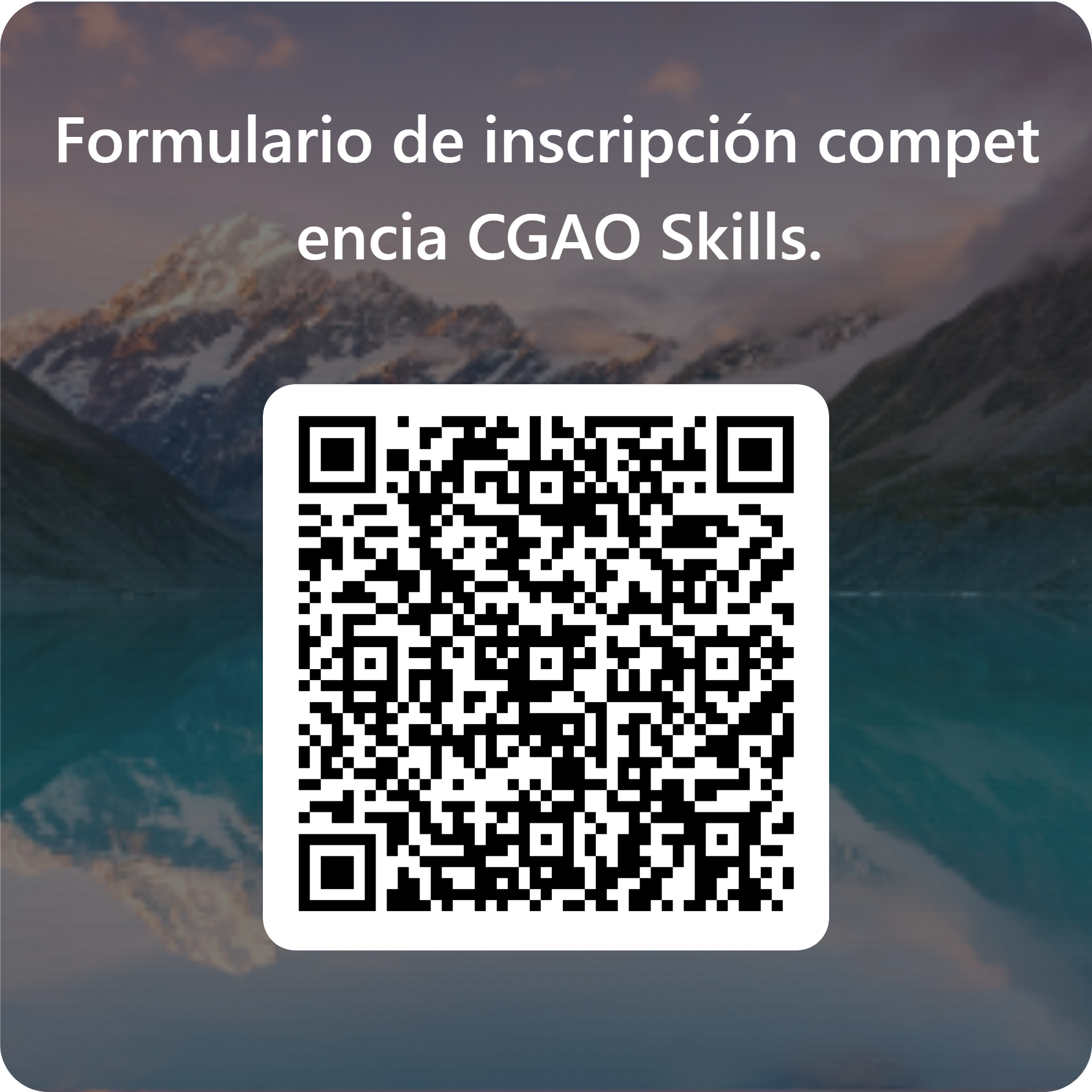 Código QR para abrir el formulario de inscripción